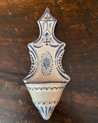 Acquasantiera ceramica Deruta