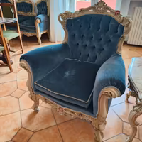 Poltrona barocca anni 70