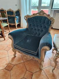 Poltrona barocca anni 70