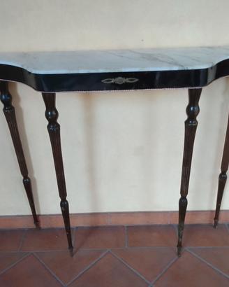 Mobiletto anni sessanta con ripiano in marmo