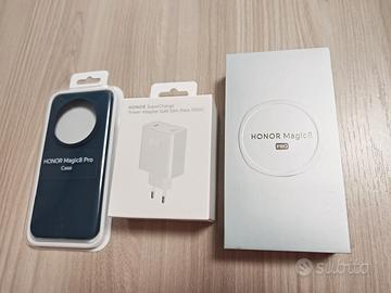Honor magic 8 pro + caricabatterie 100watt + cover