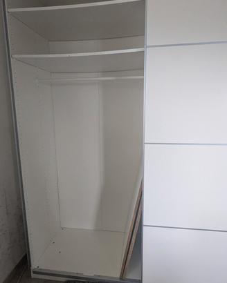 Struttura guardaroba pax bianca