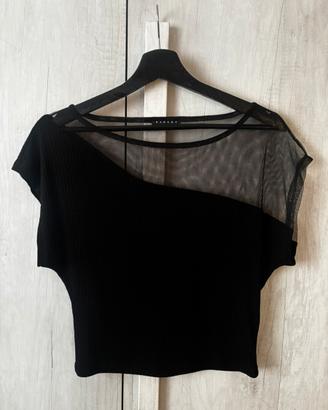T-Shirt nera Sisley