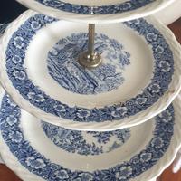 Alzatina 3 piani ceramica inglese