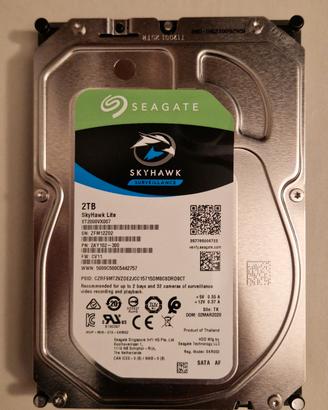 Hard Disk HDD Seagate Skyhawk  2TB , 6 Gbit/s