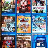 Giochi ORIGINALI vari x PS Vita ed accessori