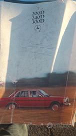 Depliant brochure per Mercedes 200D 240D 300D