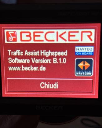Navigatore satellitare Becker 3D