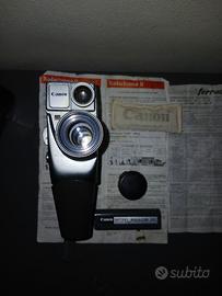 Cinepresa vintage Canon Super 8 con accessori orig