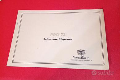 WURLITZER PIANO 73.manuale schemi