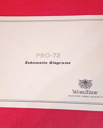 WURLITZER PIANO 73.manuale schemi