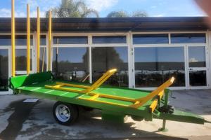 Rimorchio pianale portaballoni