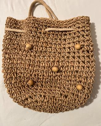 Zaino secchiello morbido foderato internamente