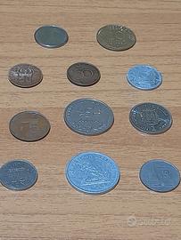 LOTTO DI 11 MONETE STRANIERE 