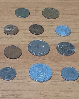 LOTTO DI 11 MONETE STRANIERE 