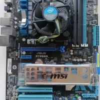 Scheda Madre Asus P7P55D +  cpu i7-860 + 8gb