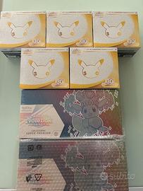 Pokemon 5 ETB 30° Anniversario + 2 Super Premium