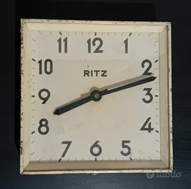 Orologio parete anni 60 Ritz carica manuale
