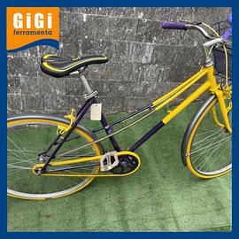 Bicicletta Bianchi Gialla e Viola
