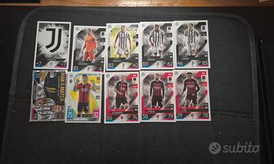 Lotto 10 Carte  Match Attax 22/23 Juventus Milan