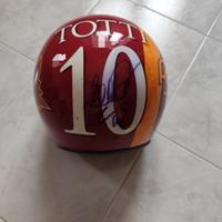 casco moto as roma Totti diadora