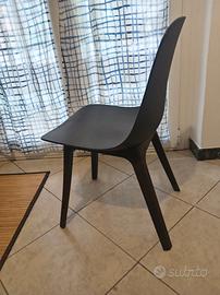 sedie resina nere 
