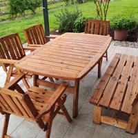 Tavolo sedie e panca da Giardino 