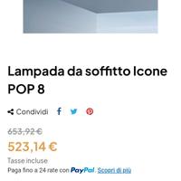 Lampada da Soffitto Icone