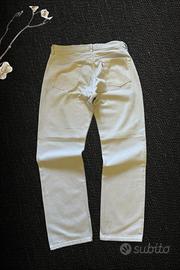 Jeans Levi’s 501 Made in Usa Uomo Bianco W34 L32