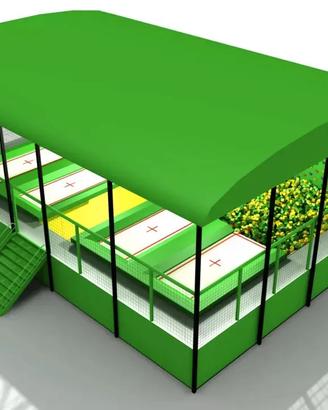 Tappeti Elastici Professionali per Parchi Gioco