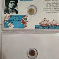 Tessera monetina oro 8 carati celebrativa