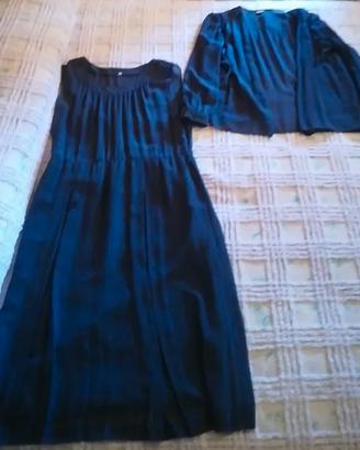 Vestito e Cardigan Blu