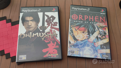 Lotto ps2 Onimusha v ITA - Orphen v ITA