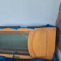 Porta vetrata con telaio pronto al montaggio