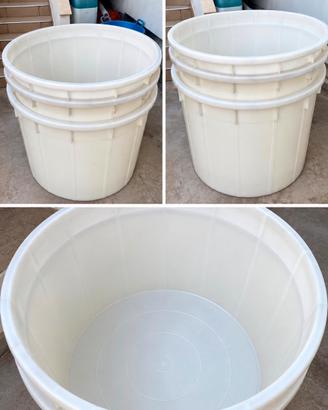Mastellone professionale grande in plastica -3