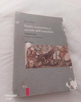 weber storia economica e sociale Antichità 