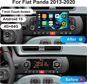 Autoradio Android 15 Fiat Panda (2013-2020)
