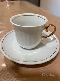 Set 6 tazzine porcellana vintage 60-70