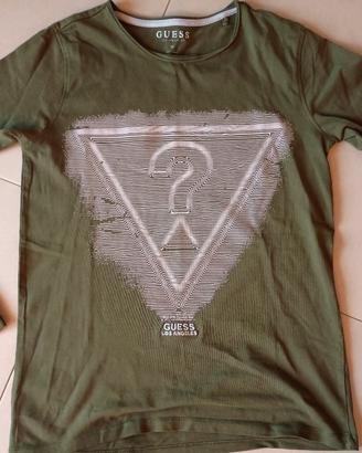 t shirt a maniche lunghe Guess tg 14 anni