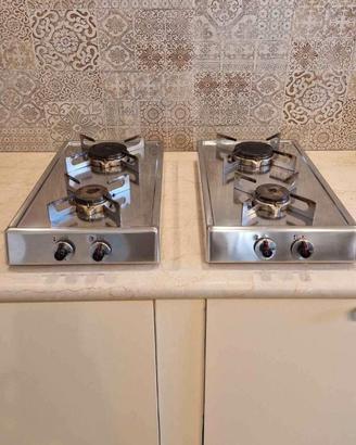 Piano cottura professionale 2 fuochi da appoggio