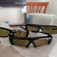 N°3 occhiali 3D Samsung Active Glass 