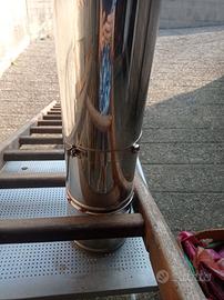 Canna fumaria in acciaio