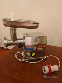 tritacarne elettrico professionale  in acciaio ino