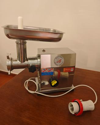 tritacarne elettrico professionale  in acciaio ino
