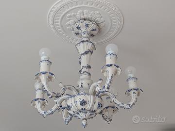 Lampadario in ceramica 