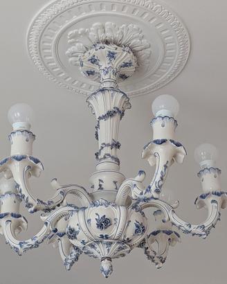 Lampadario in ceramica 
