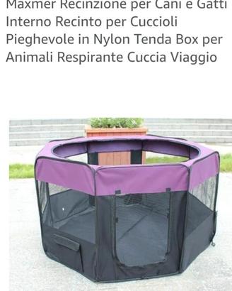 Ampio box per cani, gatti da interno/esterno