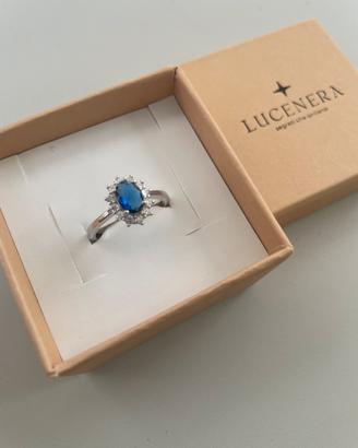 Anello kate blu zaffiro in argento 925