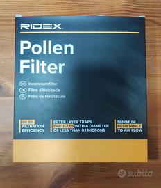 Filtro anti polline abitacolo e filtro aria Ridex