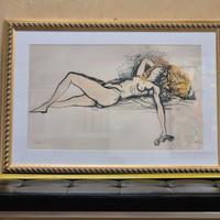 Renato Guttoso - Nudo steso